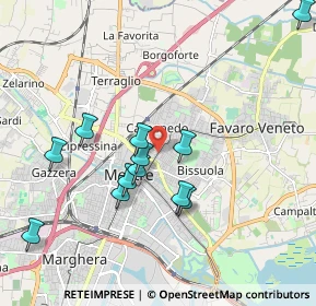 Mappa Via Ca’ Rossa, 30173 Venezia VE, Italia (1.87417)
