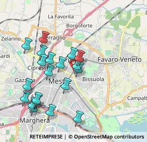 Mappa Via Ca’ Rossa, 30173 Venezia VE, Italia (1.947)