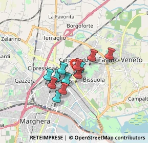 Mappa Via Ca’ Rossa, 30173 Venezia VE, Italia (1.14538)