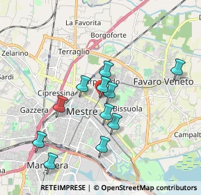 Mappa Via Ca’ Rossa, 30173 Venezia VE, Italia (1.67273)