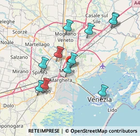 Mappa Via Ca’ Rossa, 30173 Venezia VE, Italia (7.24727)