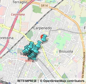 Mappa Via Ca’ Rossa, 30173 Venezia VE, Italia (0.83)