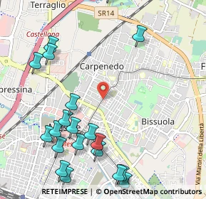 Mappa Via Ca’ Rossa, 30173 Venezia VE, Italia (1.344)
