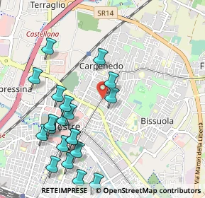 Mappa Via Ca’ Rossa, 30173 Venezia VE, Italia (1.1675)