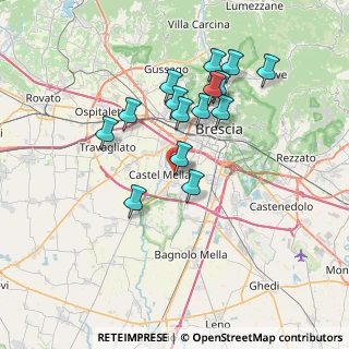 Mappa Via Francesco Tamagno, 25131 Brescia BS, Italia (6.56)