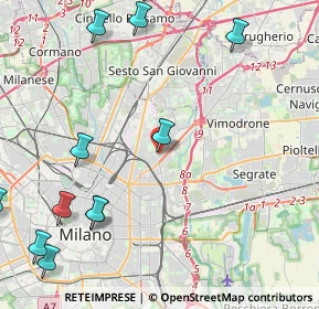 Mappa Via Privata Benadir, 20132 Milano MI, Italia (5.92583)