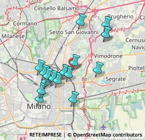 Mappa Via Privata Benadir, 20132 Milano MI, Italia (3.32056)