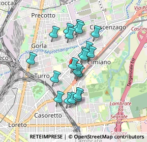 Mappa Via Privata Benadir, 20132 Milano MI, Italia (0.706)