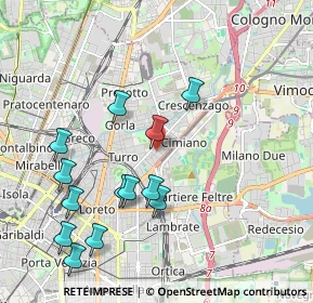 Mappa Via Privata Benadir, 20132 Milano MI, Italia (2.11769)