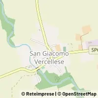 Mapa San Giacomo Vercellese