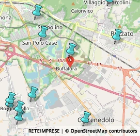 Mappa Via Settima, 25129 Buffalora BS, Italia (3.23)