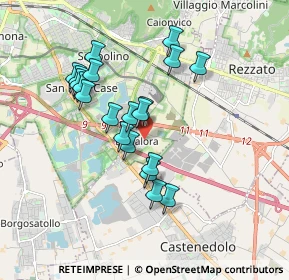 Mappa Via Settima, 25129 Buffalora BS, Italia (1.568)