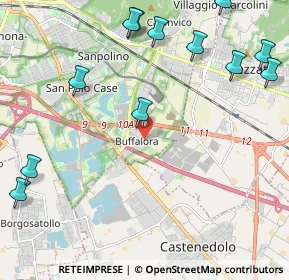 Mappa Via Settima, 25129 Buffalora BS, Italia (2.83083)