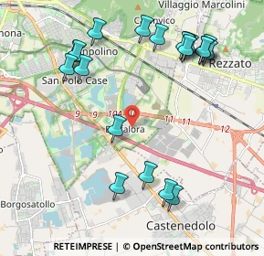 Mappa Via Settima, 25129 Buffalora BS, Italia (2.372)