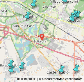 Mappa Via Settima, 25129 Buffalora BS, Italia (3.51167)