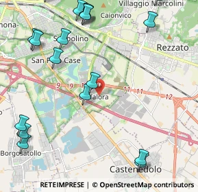 Mappa Via Settima, 25129 Buffalora BS, Italia (2.91722)