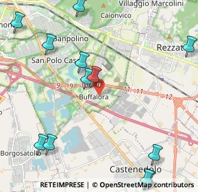 Mappa Via Settima, 25129 Buffalora BS, Italia (2.91692)