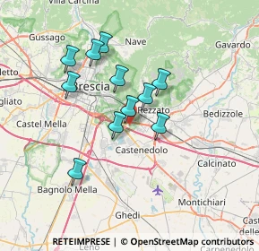 Mappa Via Settima, 25129 Buffalora BS, Italia (5.72455)