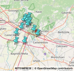 Mappa Via Settima, 25129 Buffalora BS, Italia (6.45643)