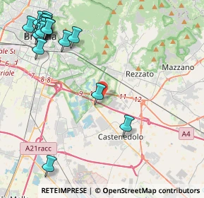 Mappa Via Settima, 25129 Buffalora BS, Italia (5.9495)