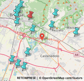 Mappa Via Settima, 25129 Buffalora BS, Italia (5.54429)