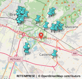 Mappa Via Settima, 25129 Buffalora BS, Italia (4.4255)