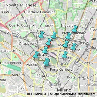 Mappa Viale Jenner Edoardo, 20159 Milano MI, Italia (1.4375)