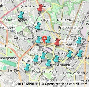 Mappa Viale Jenner Edoardo, 20159 Milano MI, Italia (2.02071)
