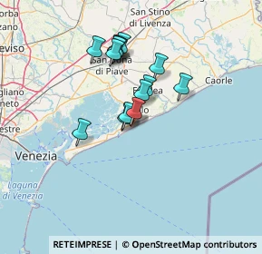 Mappa Via Andrea Bafile 27° Access al Mare, 30016 Lido di Jesolo VE, Italia (10.54)