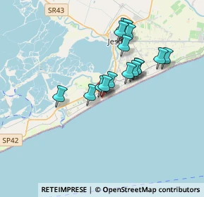 Mappa Via Andrea Bafile 27° Access al Mare, 30016 Lido di Jesolo VE, Italia (2.92063)