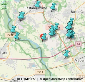 Mappa Via al Ponte, 20012 Cuggiono MI, Italia (4.3025)