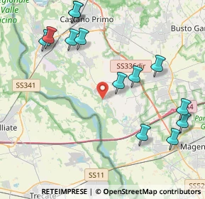 Mappa Via al Ponte, 20012 Cuggiono MI, Italia (4.87615)