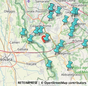 Mappa Via al Ponte, 20012 Cuggiono MI, Italia (8.766)