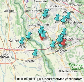 Mappa Via al Ponte, 20012 Cuggiono MI, Italia (6.59389)