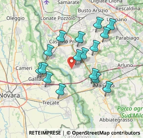 Mappa Via al Ponte, 20012 Cuggiono MI, Italia (6.51625)