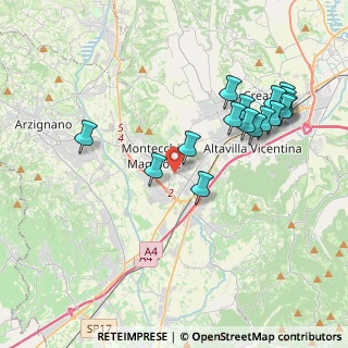 Mappa Via XXV Aprile, 36075 Montecchio Maggiore VI, Italia (4.08)