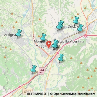 Mappa Via XXV Aprile, 36075 Montecchio Maggiore VI, Italia (3.45727)