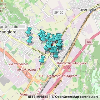 Mappa Via Nogara Vecchia, 36075 Montecchio Maggiore VI, Italia (0.435)