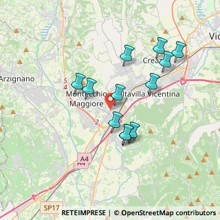 Mappa Via Nogara Vecchia, 36075 Montecchio Maggiore VI, Italia (3.29583)