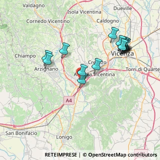 Mappa Via Nogara Vecchia, 36075 Montecchio Maggiore VI, Italia (8.33824)