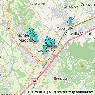 Mappa Via Nogara Vecchia, 36075 Montecchio Maggiore VI, Italia (0.88818)