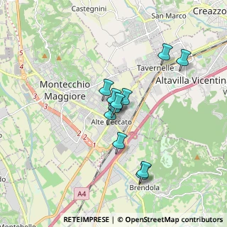 Mappa Via Nogara Vecchia, 36075 Montecchio Maggiore VI, Italia (1.33091)