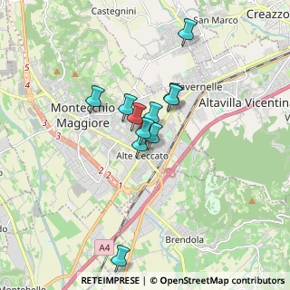 Mappa Via Nogara Vecchia, 36075 Montecchio Maggiore VI, Italia (1.26818)