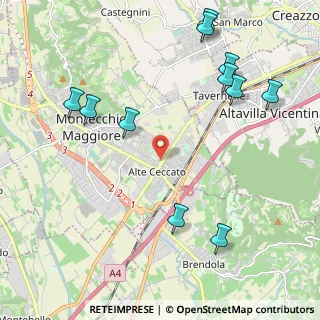 Mappa Via Nogara Vecchia, 36075 Montecchio Maggiore VI, Italia (2.57182)