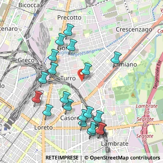 Mappa Via Francesco Cavezzali, 20127 Milano MI, Italia (1.121)