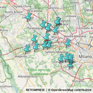 Mappa Via Edmondo de Amicis, 20010 Cornaredo MI, Italia (6.81895)
