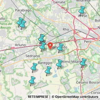 Mappa Via Edmondo de Amicis, 20010 Cornaredo MI, Italia (4.49167)