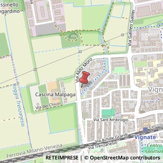 Mappa Via Aldo Moro, 57, 20060 Vignate, Milano (Lombardia)
