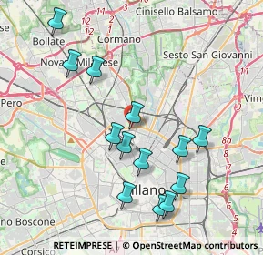 Mappa Via Privata Sommacampagna, 20158 Milano MI, Italia (3.97231)