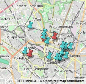 Mappa Via Privata Sommacampagna, 20158 Milano MI, Italia (1.69316)